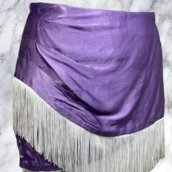 Michael Costello xREVOLVE Jasmine Top and Skort - Purple - Picture 11 of 12